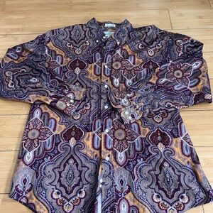 Vintage Natural Issue By Feldini Long Sleeve Shirt Medium